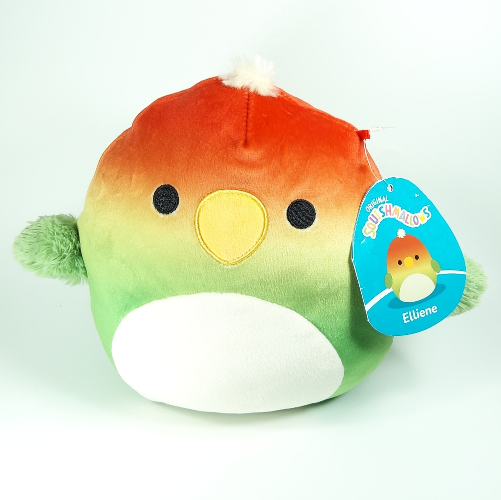 Squishmallow 8" Elliene parrot plushy NWT